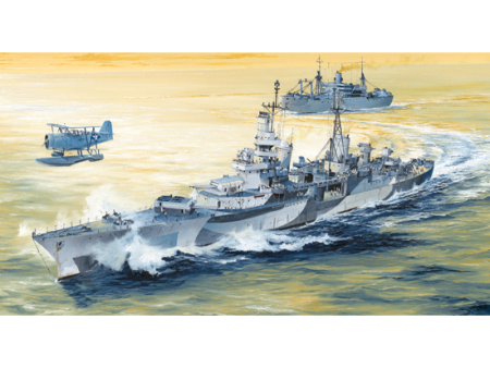 05327 1 350 USS Indianapolis CA35 1944 Plastic Model Kit For Discount