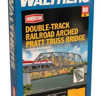 HO Double Track Pratt Arch Truss Bridge For Cheap