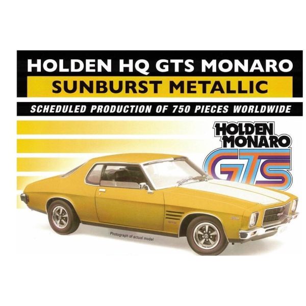 1 18 Holden HQ GTS Monaro Coupe i Sunburst Metallic Online Sale