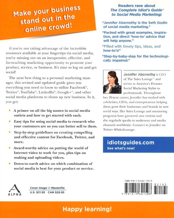 The Complete Idiot s Social Media Marketing 2Edn on Sale